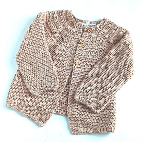 Zara Shirts & Tops Nude Pink Zara Baby Sweater 824 Poshmark